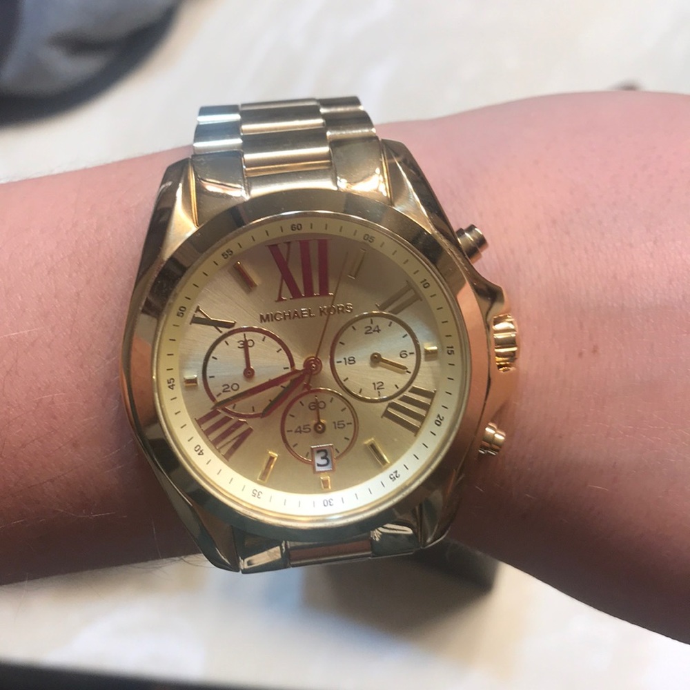 Gold Michael Kors watch